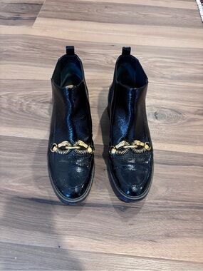 Tory Burch patent leather booties